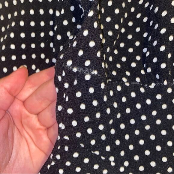 Free People Polka Dot Buttoned Blouse - Picture 3 of 3